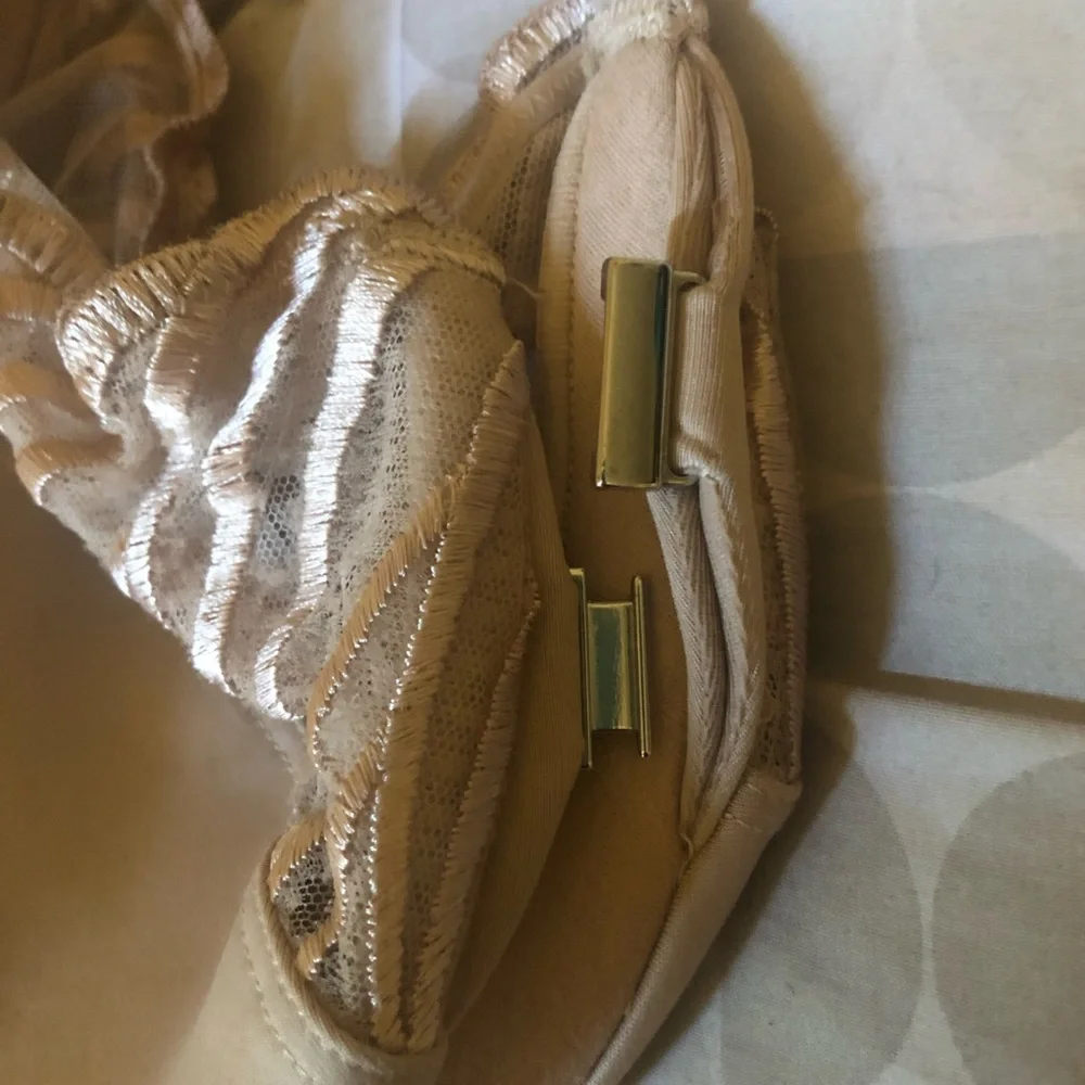 SOLD!🥳Paramour Angie Front Silver Hook Closure Minimizer Bra 34H - Picture 10 of 14